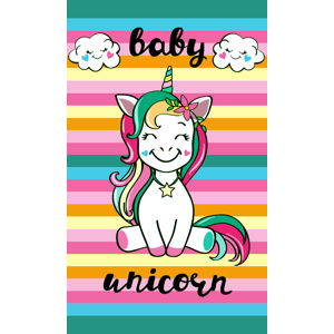 TipTrade Bavlněná froté ručníček 30x50 cm - Baby Unicorn