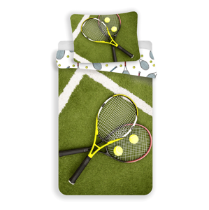 Jerry Fabrics Bavlněné povlečení se zipem Tenis 140x200 + 70x90