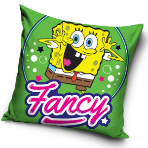 TipTrade Dekorační dětský polštářek 40x40 - Sponge Bob Fancy