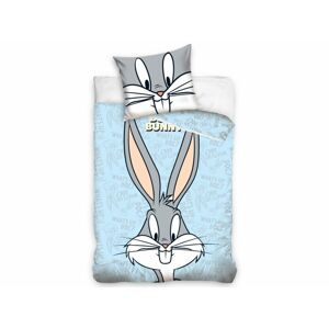 TipTrade Povlečení do postýlky 100x135 + 40x60 cm - Králíček Bugs Bunny modré