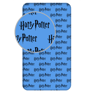 Jerry Fabrics Bavlněné napínací prostěradlo 90x200 + 25cm - Harry Potter "111HP"