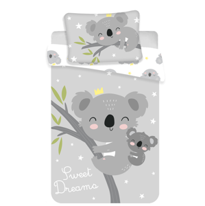 Jerry Fabrics Povlečení do postýlky 100x135 + 40x60 cm - Koala "Sweet Dreams"