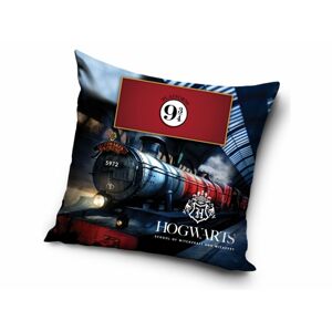 Carbotex Dekorační polštářek 40x40 cm - Harry Potter Expres do Bradavic