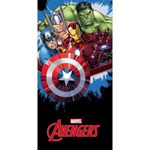 Carbotex Bavlněná froté osuška 70x140 cm - Avengers Super Heroes