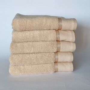 PovlečemeVás Bavlněný froté ručník COLOR 50x100 cm - Béžový