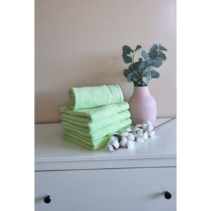 PovlečemeVás Bavlněný froté ručník COLOR 50x100 cm - Světle zelený
