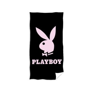 Carbotex Bavlněná froté osuška 70x140 - Playboy Black