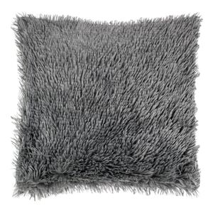 Kvalitex Povlak na polštářek s dlouhým vlasem 40x40 - Tmavě šedý