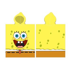 Carbotex Dětské pončo 55x110 cm - Sponge Bob Žluťoch