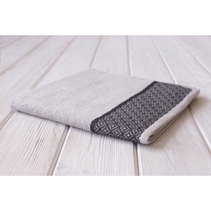 Jerry Fabrics Bavlněný froté ručník NAXOS 50x100 cm - Světle šedý