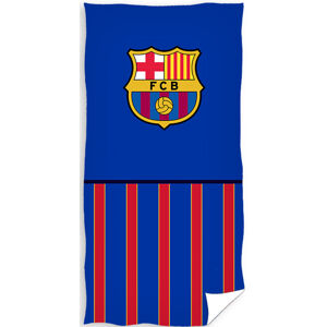 TipTrade Bavlněná froté osuška 70x140 cm - FC Barcelona Blue of Stripes