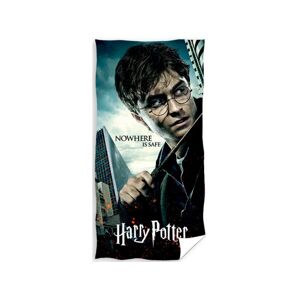 Carbotex Bavlněná froté osuška 70x140 cm - Harry Potter Nebezpečí číhá všude