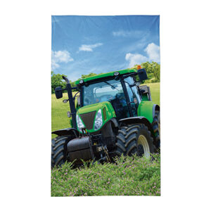 Detexpol Bavlněný froté ručníček 30x50 cm - Traktor zelený