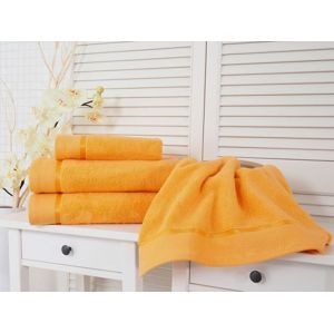Jerry Fabrics Bavlněný froté ručník oranžová 50x100 Fluffy (500g/m2)