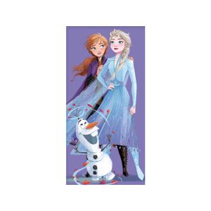 TipTrade Bavlněná froté osuška 70x140 cm - Ledové království Elsa, Anna a Olaf