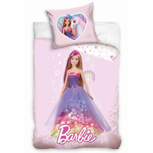 TipTrade Povlečení do postýlky 100x135 + 40x60 cm - Barbie princezna