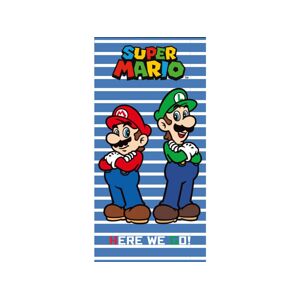 TipTrade Bavlněná froté  osuška 70x140 cm - Super Mario a Luigi
