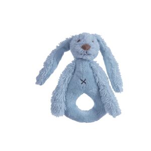 Chrastítko králíček Richie plyšový sytě modrý 18 cm 0+