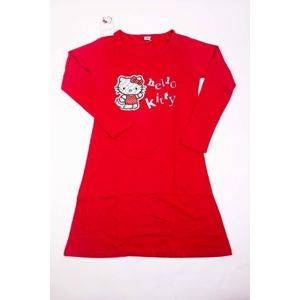 Cartoon mania Dámská bavlněná noční košile Hello Kitty červená M