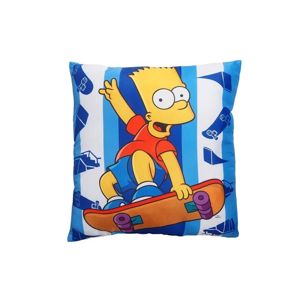 Jerry Fabrics Dekorační polštářek 40x40 cm -  Bart Simpson skater