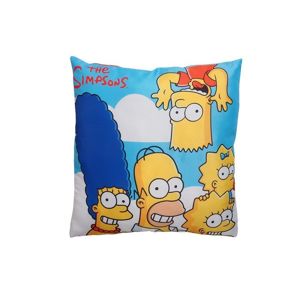 Jerry Fabrics Dekorační polštářek s výplní Simpsonovi v oblacích 40x40