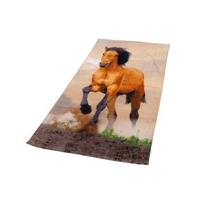Jerry Fabrics Osuška licenční froté Horse Brown 70x140
