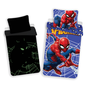 Jerry Fabrics Licenční povlečení Spiderman se svítícím efektem 140x200