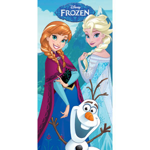 FARO Osuška licenční 70x140 - Frozen Anna a Elsa