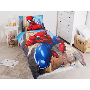 Jerry Fabrics Bavlněné dětské povlečení Spiderman blue 02 140x200