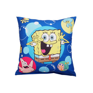 TipTrade Dekorační dětský polštářek Sponge Bob Happy 40x40